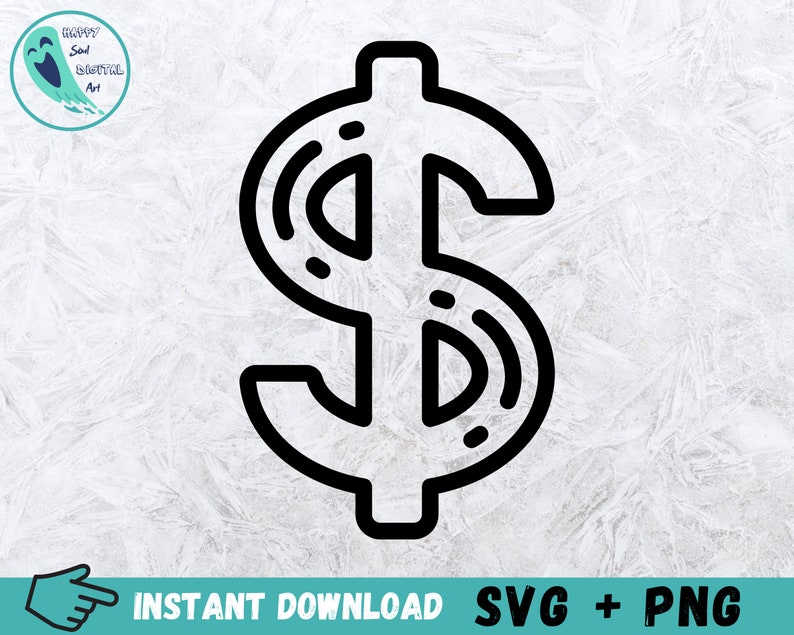 Dollar SVG, Money Bag SVG, Dollar Sign SVG Bundle, Dollar Sign Clip Art, Dollar Sign Cut Files, Money Bag Vector, Dollar Sign Cricut, Png image 3