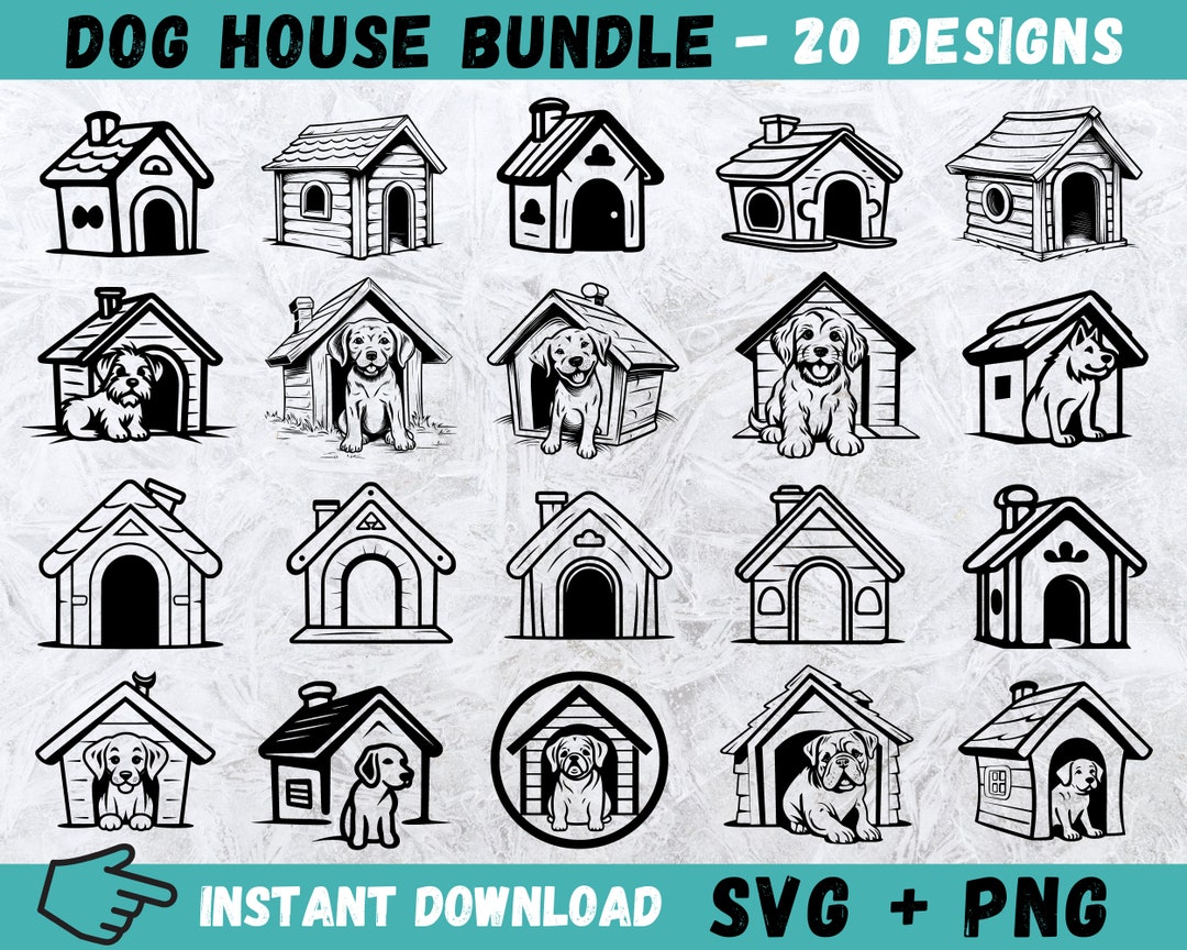 Dog House SVG, Dog Svg, Pet Svg, Dog House Cricut, Dog House Monogram