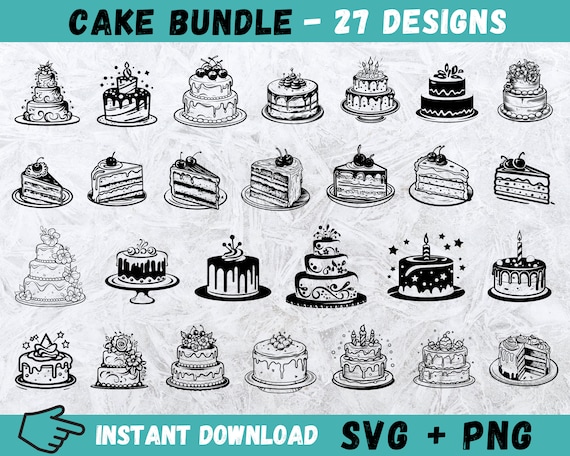 Printed Dessert Designs : Cricut Cake