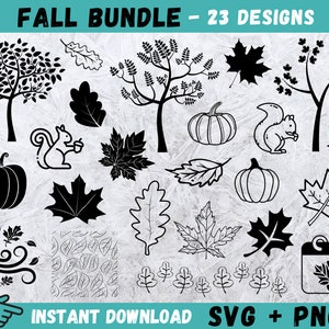 Otoño Svg, Otoño Cricut, Otoño Hoja Svg, Hojas Svg, Hojas Svg, Otoño Hojas Svg, Feliz Otoño Svg, Paquete Otoño Svg, Otoño Svg, Calabaza Svg, Silueta Otoño
