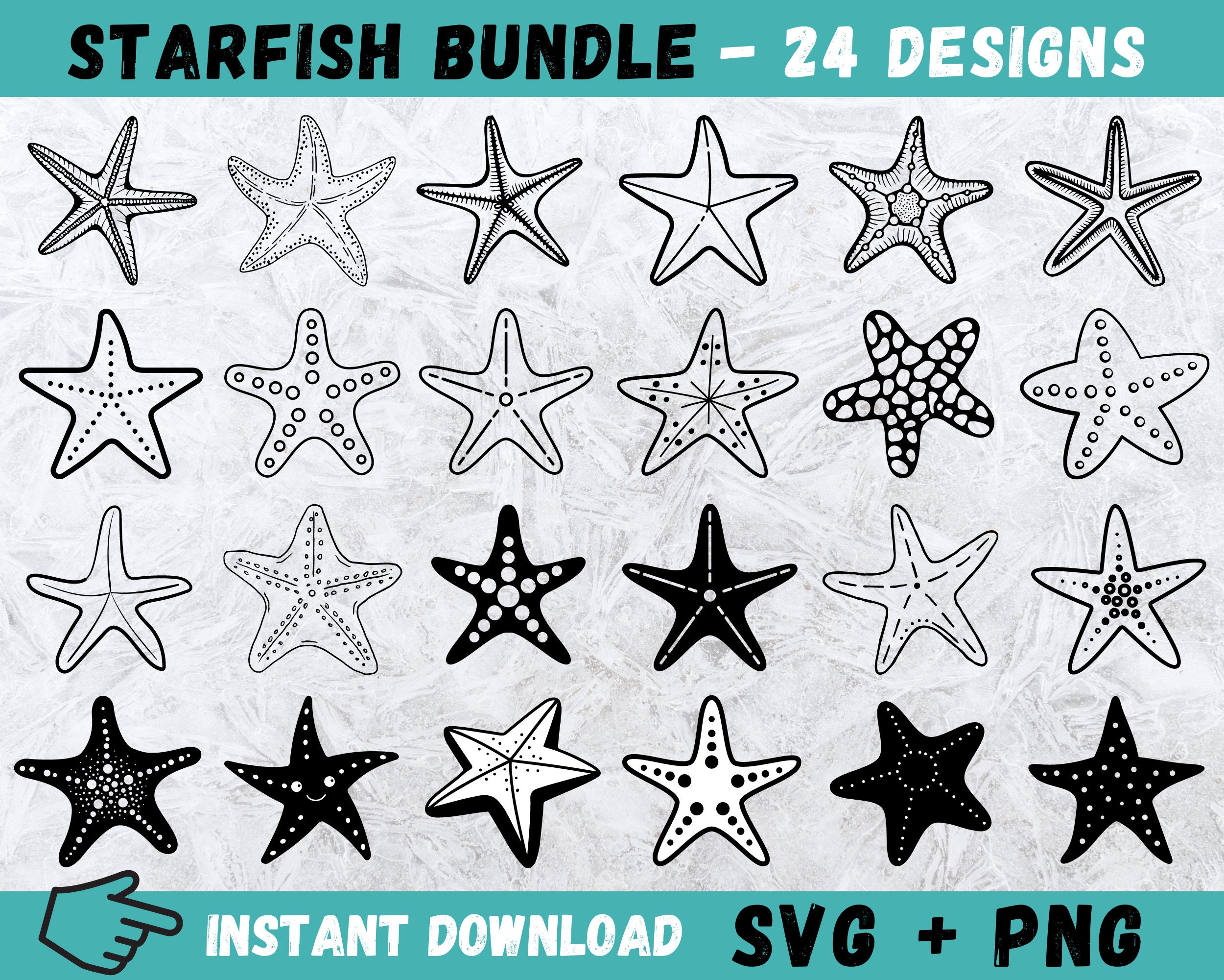 Starfish Vector Free Download