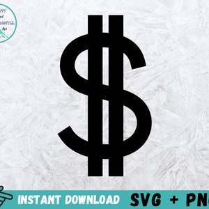 Dollar SVG, Money Bag SVG, Dollar Sign SVG Bundle, Dollar Sign Clip Art, Dollar Sign Cut Files, Money Bag Vector, Dollar Sign Cricut, Png image 2