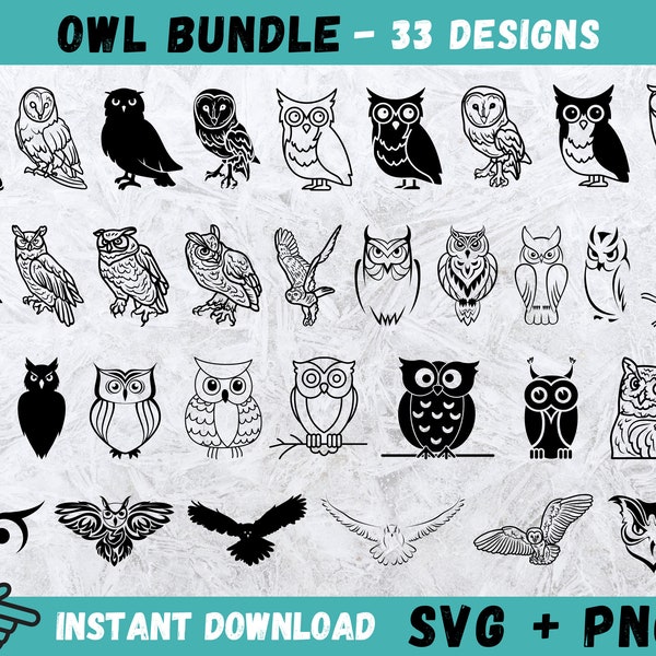 Owl SVG, Owl Cricut File, Owl Silhouette Svg, Owl Vector, Owl Head, Clip Art, Files For Cricut, Owl Svg File, Owl Clipart, Owl Outline, Png