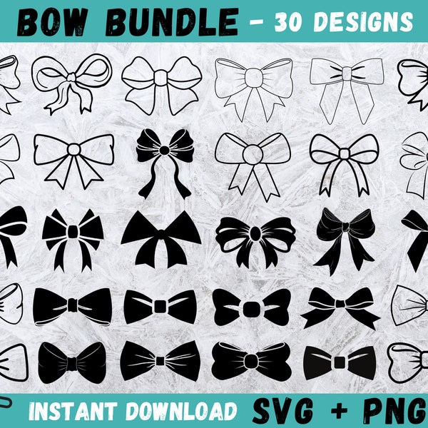 Bow SVG, Bow SVG Bundle, Bow Tie Svg, Ribbon Svg, Bow Cricut, Bow Vector, Bow Clipart, Cheer Bow Svg, Bow Cut File, Bow Silhouette, Bows Svg