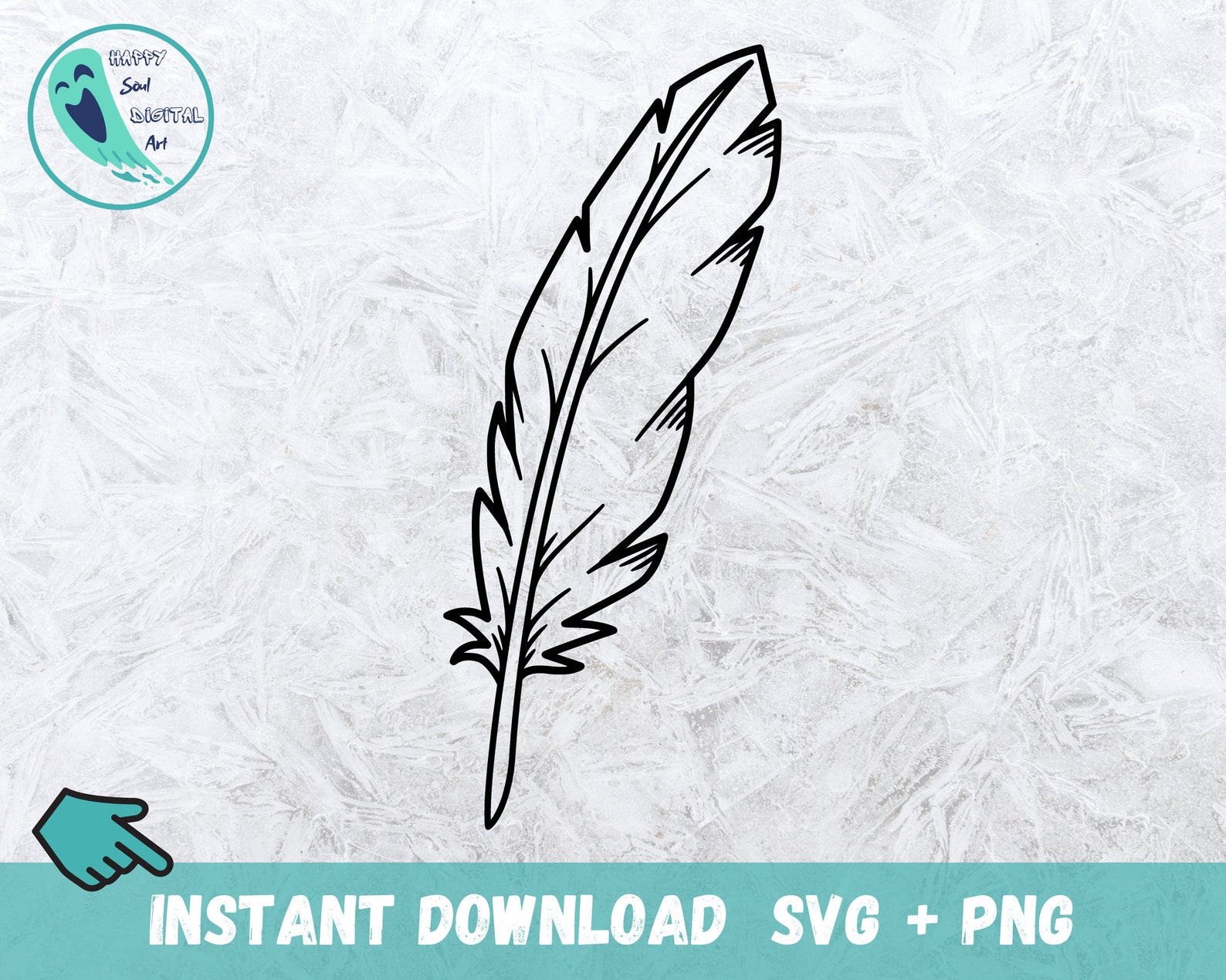 Feather SVG, Feathers Svg, Feathers Clipart, Cut Files, Silhouette