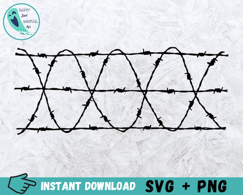 Barbed Wire SVG Bundle: Hand-drawn Designs (digital Download) - Etsy