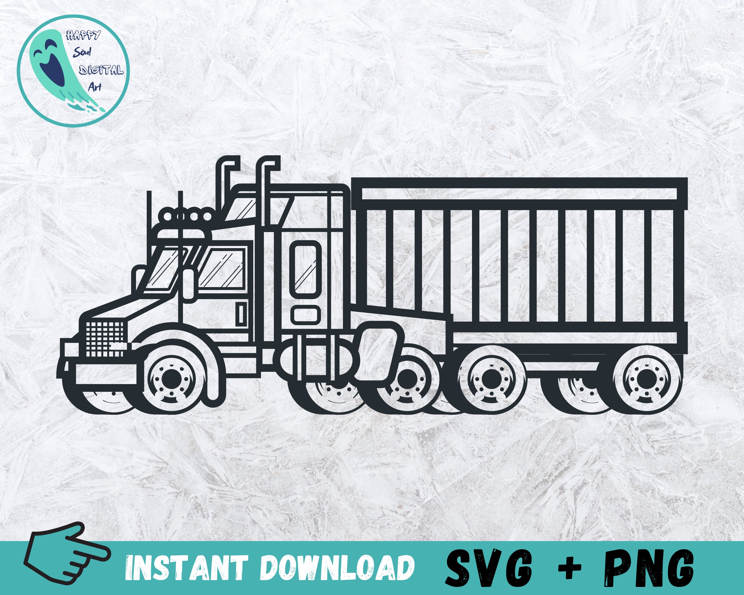 Truck SVG Bundle: 14 Hand-drawn Designs (digital Download) - Etsy