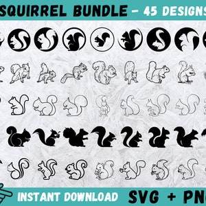Wiewiórka SVG, sylwetka wiewiórki, wektor wiewiórki, clipart, wiewiórka Cricut, clipart, do druku, pliki do cięcia wiewiórki, Cricut, plik cyfrowy