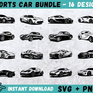Sportwagen SVG, Rennwagen Cricut, Rennwagen svg, Super Car svg, Sportwagen Monogramm, Sportwagen Silhouette, Auto geschnitten Datei, Instant Download