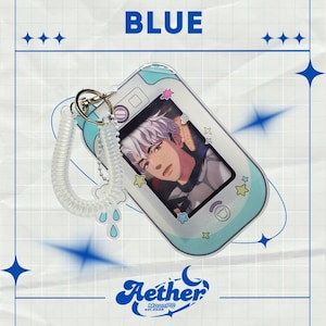 Retro camera flip telefoon fotokaarthouder