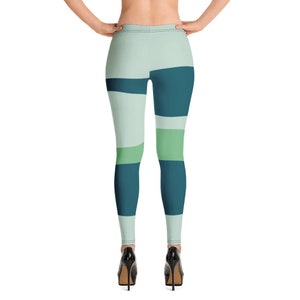 Leggings abstractos clásicos de diseño suave