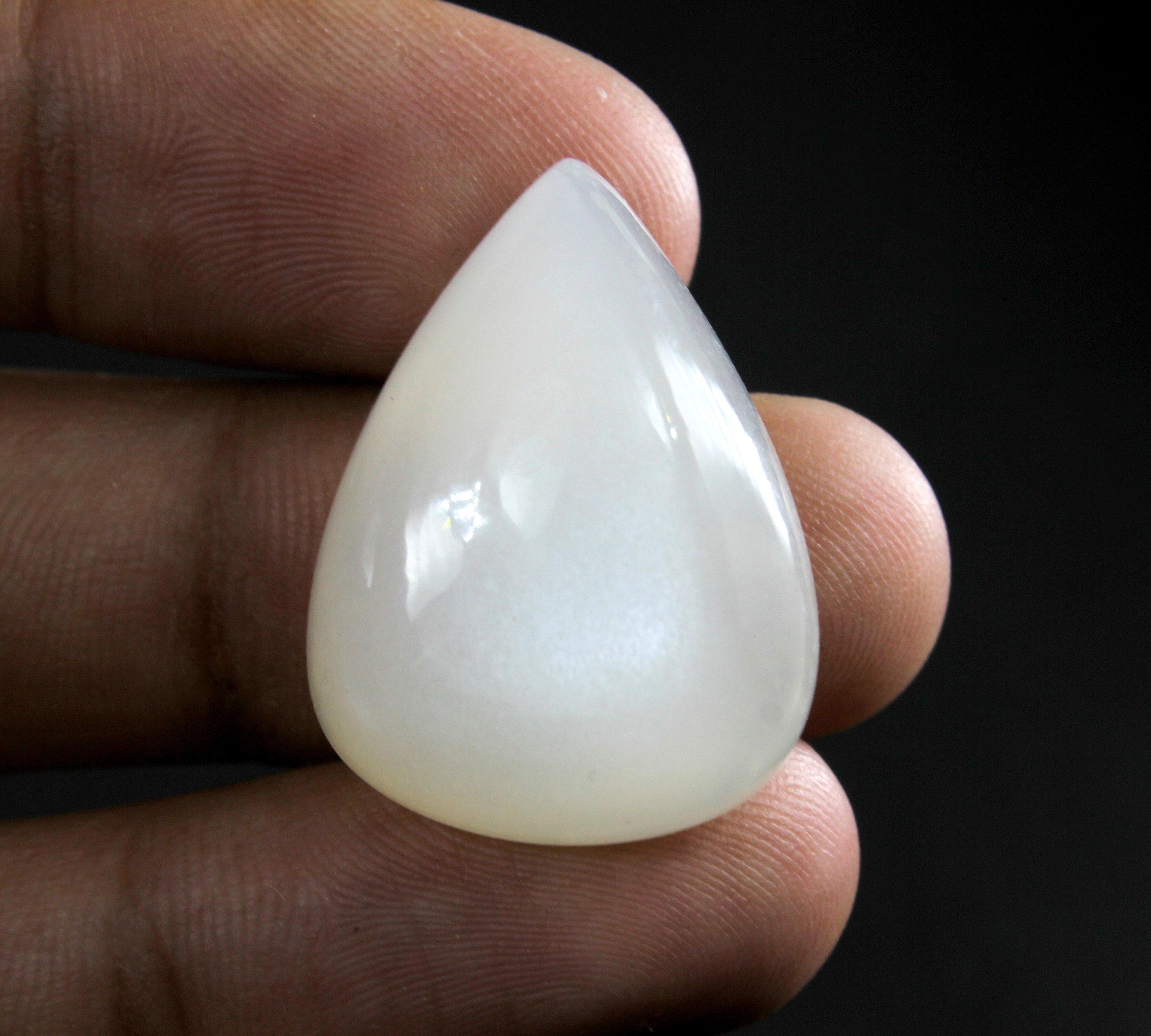 Natural White Moonstone Cabochon Loose Gemstone. Top Quality Etsy