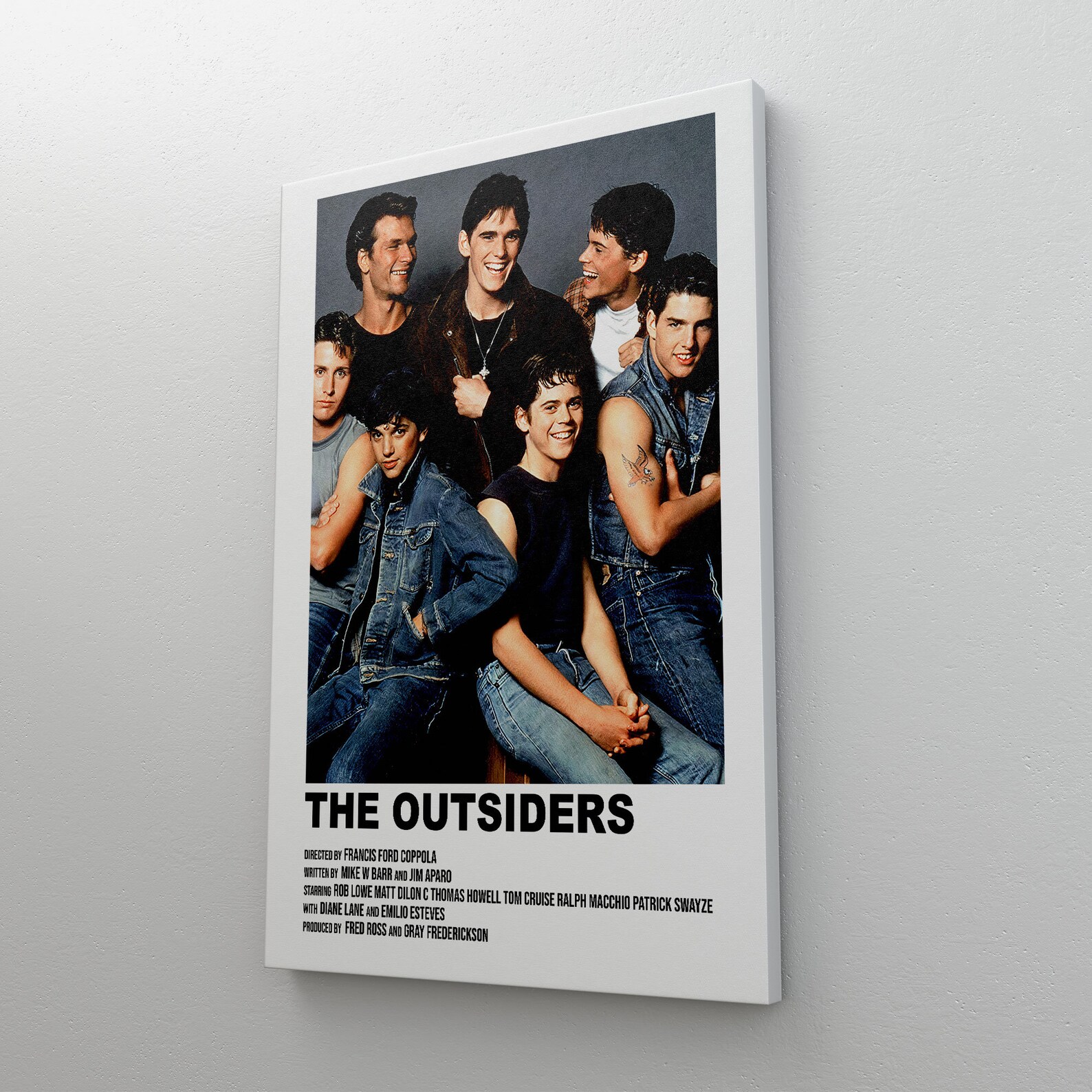 The Outsiders Movie Poster The Outsiders Movie The Outsiders Etsy