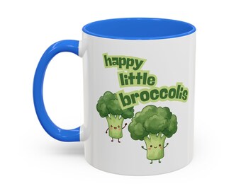 Happy Little Broccolis | Funny coffee Mug
