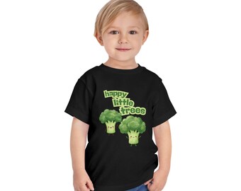 Happy Little Trees Toddler Tee | Broccoli Kids Shirt