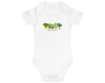 Happy Little Trees Onesie