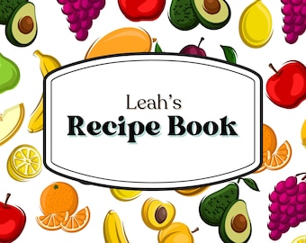 Recipe Book Template | Digital PDF