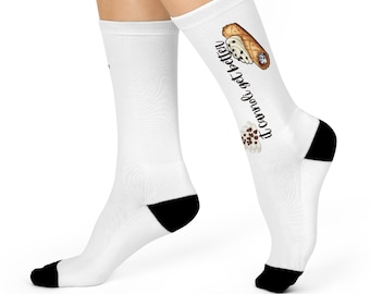 Cannoli Crew Socks: Italian Food Lover Novelty Gift