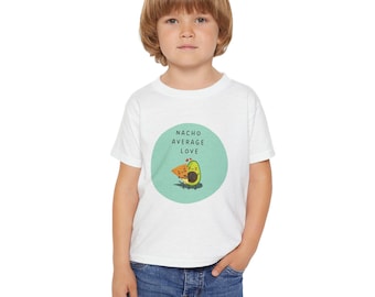 Toddler T-Shirt: Nacho Average Avocado Hug - Funny Kids Graphic Tee