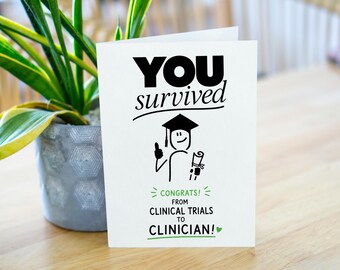 From Clinical Trials to Clinician Graduation Printable Card