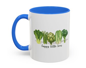 Happy Little Trees vegetable art Mug