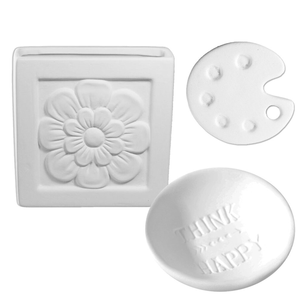 Artist's Tool Kit DIY Pottery Painting Kit Craft Kit Etsy