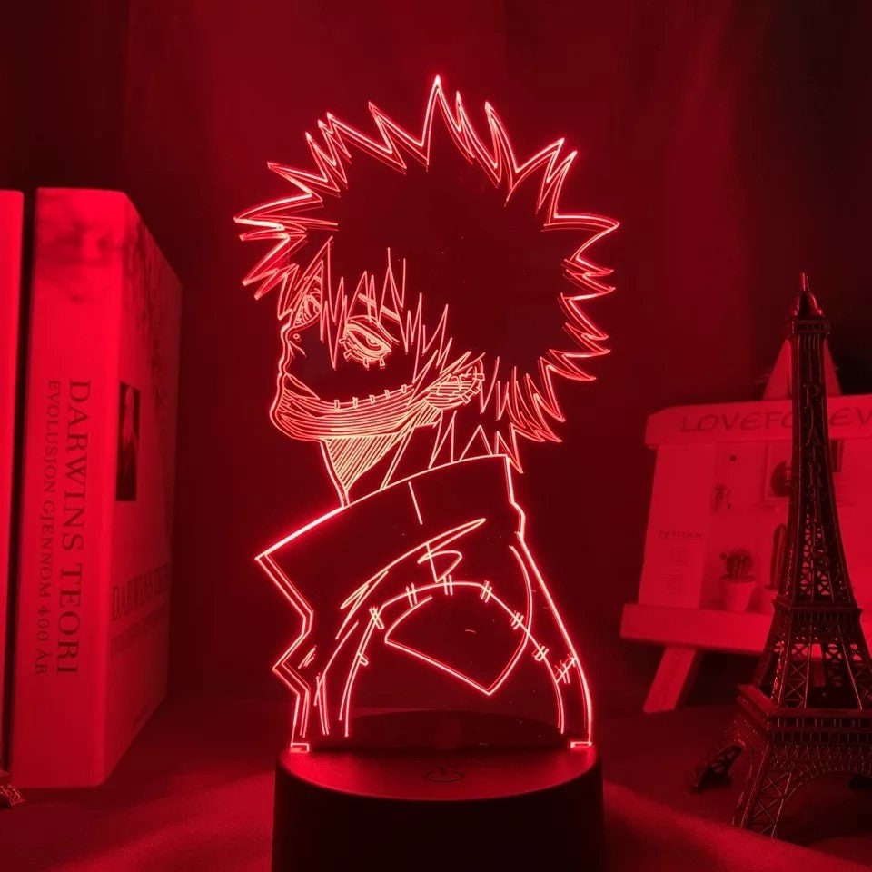 Anime 3D Lamp My Hero Academia Anime Desk Lamp Night Etsy