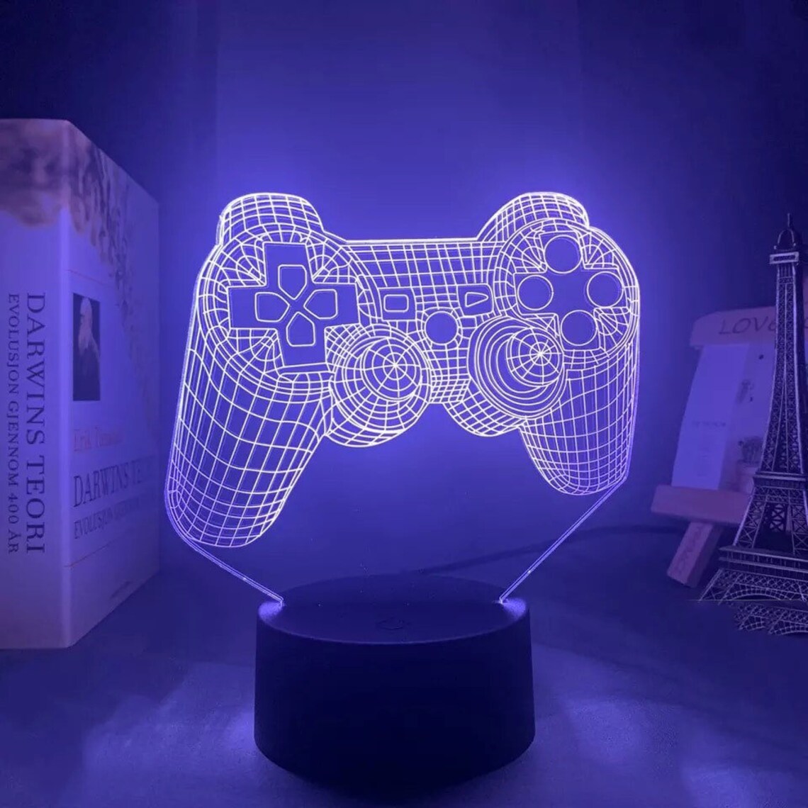 Playstation Controller Gaming Lamp PS4 PS5 Streaming Etsy