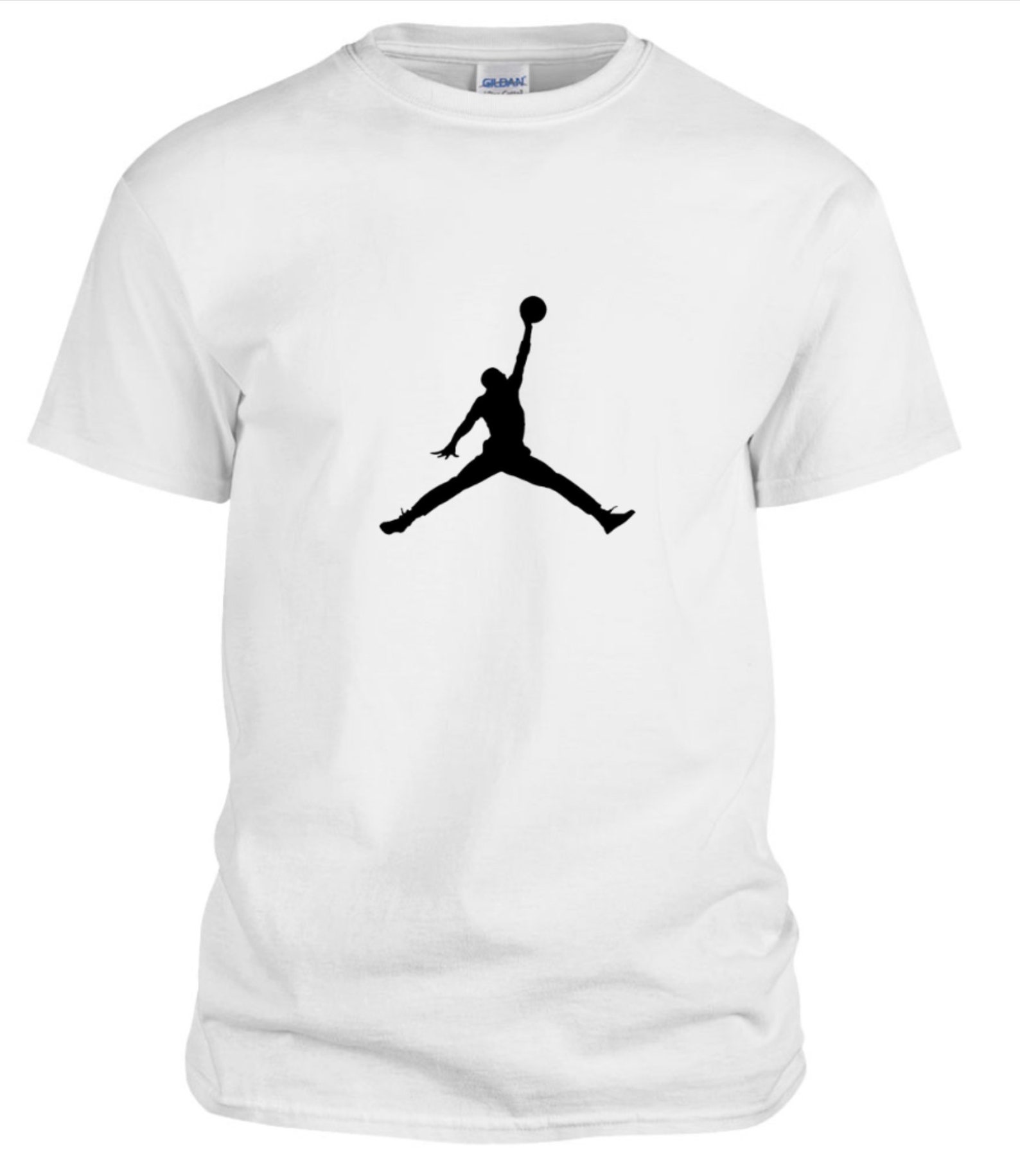 Jordan T-shirt with printed logo 100% Cotton | Etsy