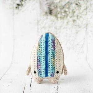 Crochet lalylala toy Surfboard KEANY, Crochet Surf, handmade amigurumi toy, finished product