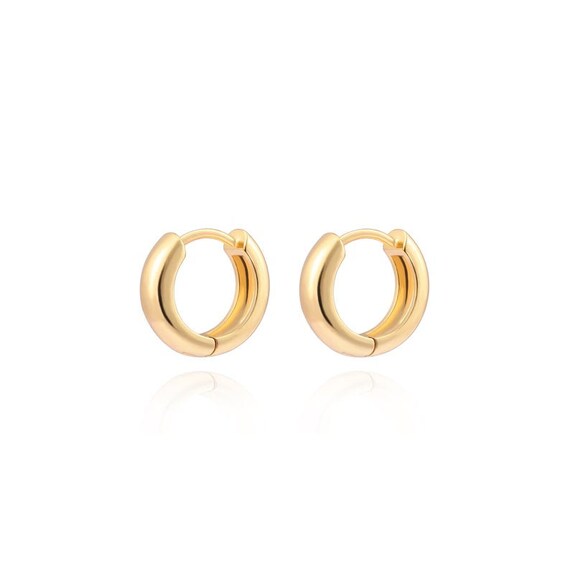 14mm huggie 2024 hoop earrings