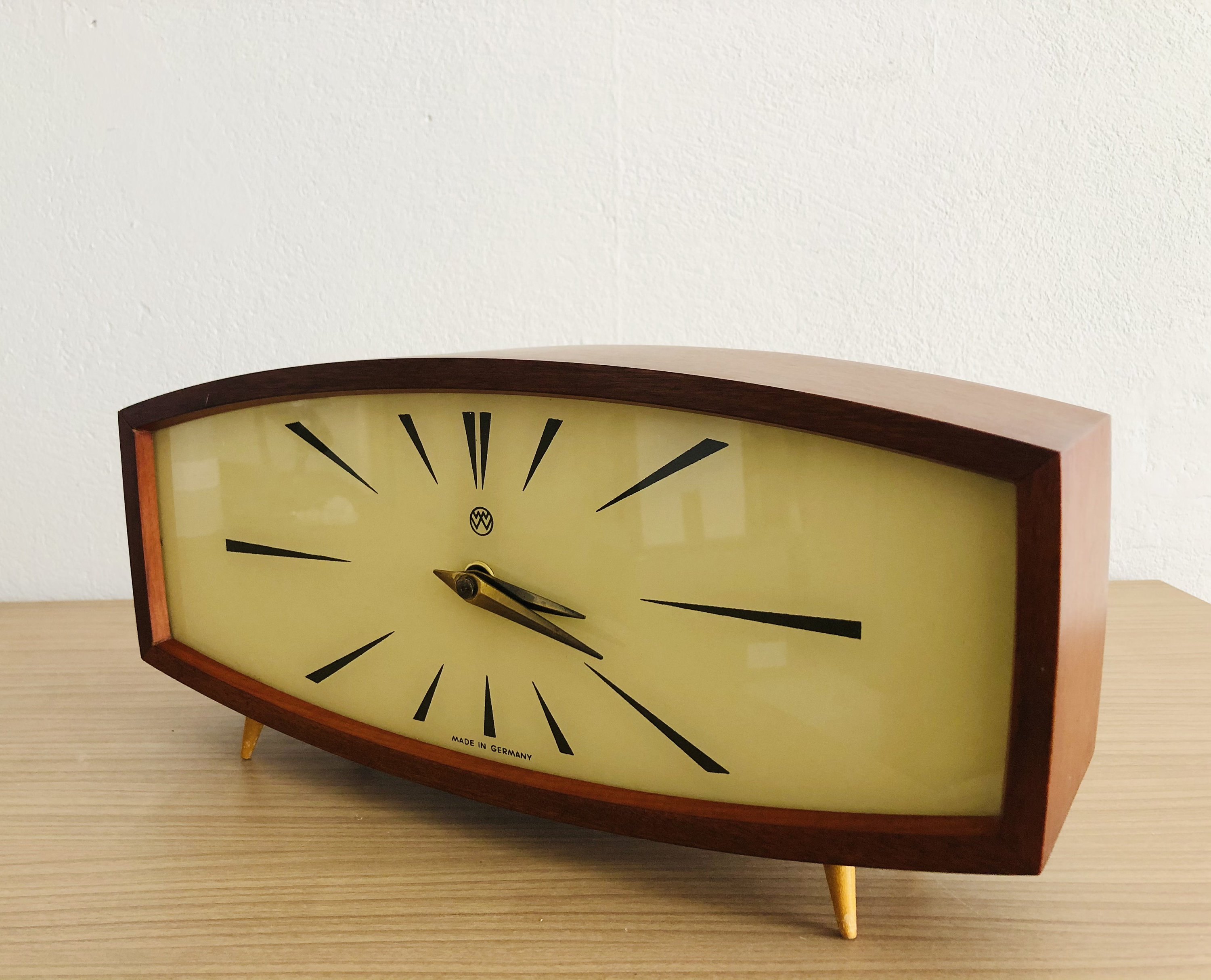 Muy raro reloj de chimenea de mediados de siglo de la RDA | Etsy