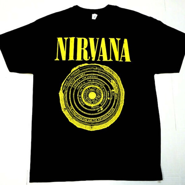 NIRVANA Vestibule Circle T-shirt Grunge Rock Kurt Cobain