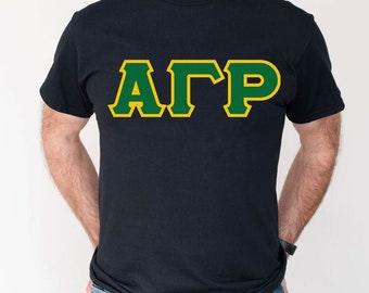 Alpha Gamma Rho Broederschap Geletterd T-shirt