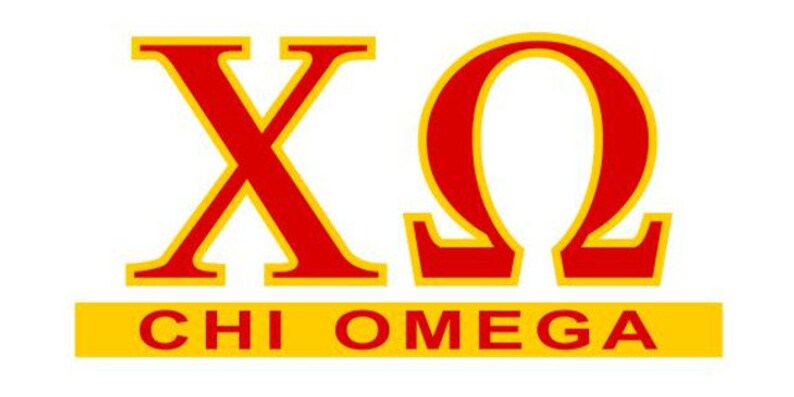 Chi Omega Custom Sticker - Personalized - Etsy