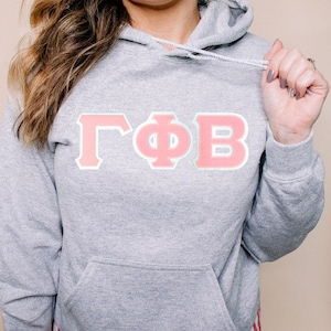 Gamma Phi Beta Lettered Hoodie