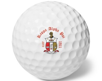 Kappa Alpha Psi Golf Balls Set of 6