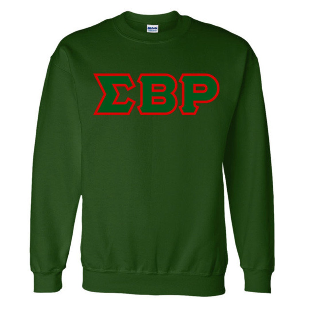 Sigma Beta Rho Twill Lettered Crewneck - Etsy