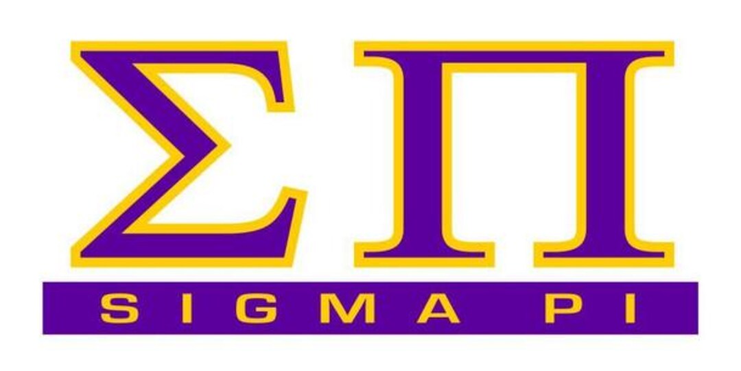 Sigma Pi Letters Classic Sticker - Etsy