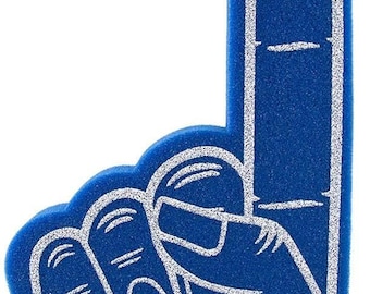Custom Foam Finger!  Custom Hashtag - No Minimums