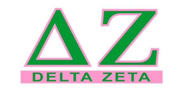 Delta Zeta Custom Sticker Personalized - Etsy
