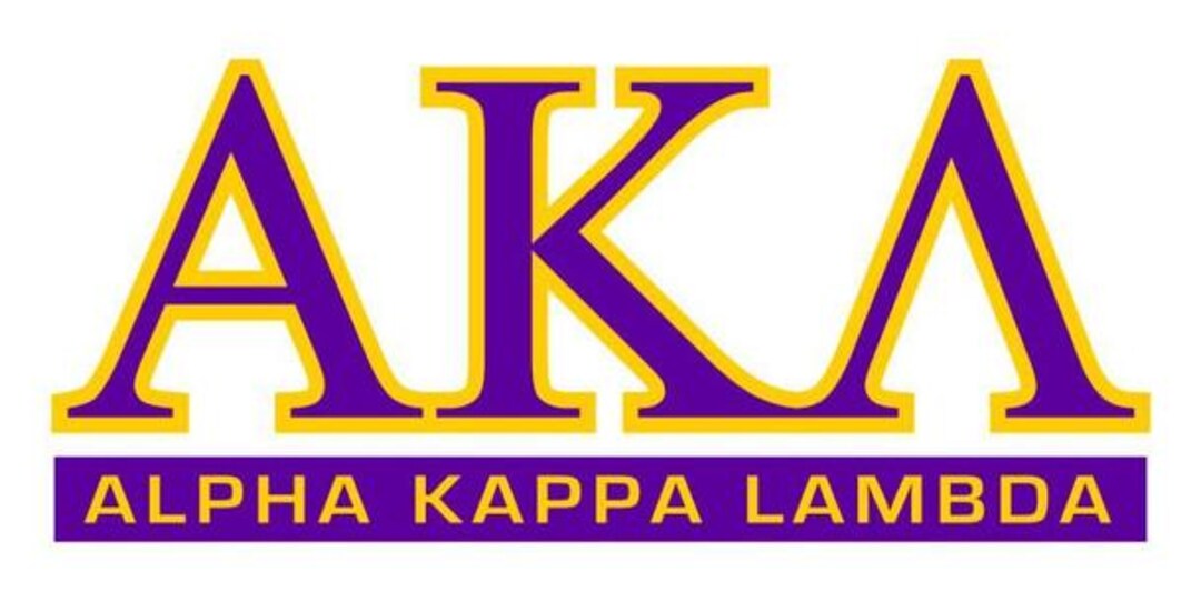 Alpha Kappa Lambda Letters Classic Sticker - Etsy