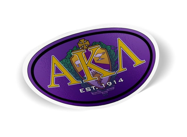 Alpha Kappa Lambda Color Oval Decal - Etsy