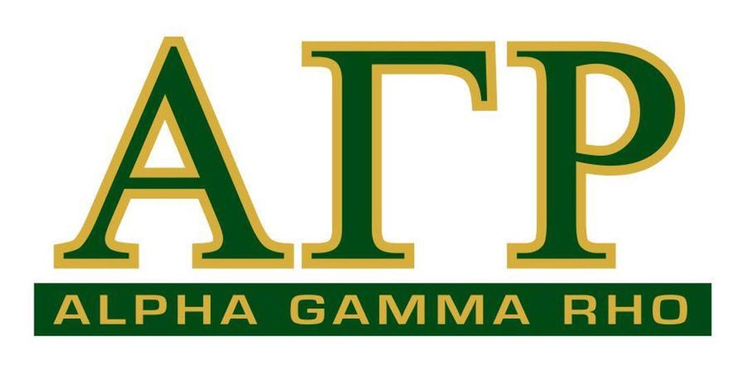 Alpha Gamma Rho Letters Classic Sticker - Etsy