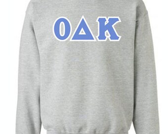 Omicron Delta Kappa Twill Lettered Crewneck