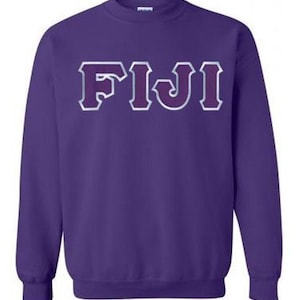 FIJI Twill Lettered Crewneck