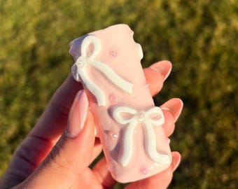 Pink Coquette Lighter Cover / Bow Lighter Cover
