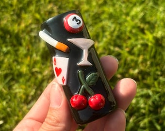 Poker Night/LDR (Black)-Lighter Cover