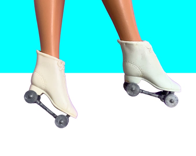 1960s Barbie Rink & Court White Roller Skates - Etsy