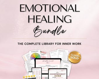 Everything You Need for Emotional Healing: Complete Workbook Bundle (PDF)